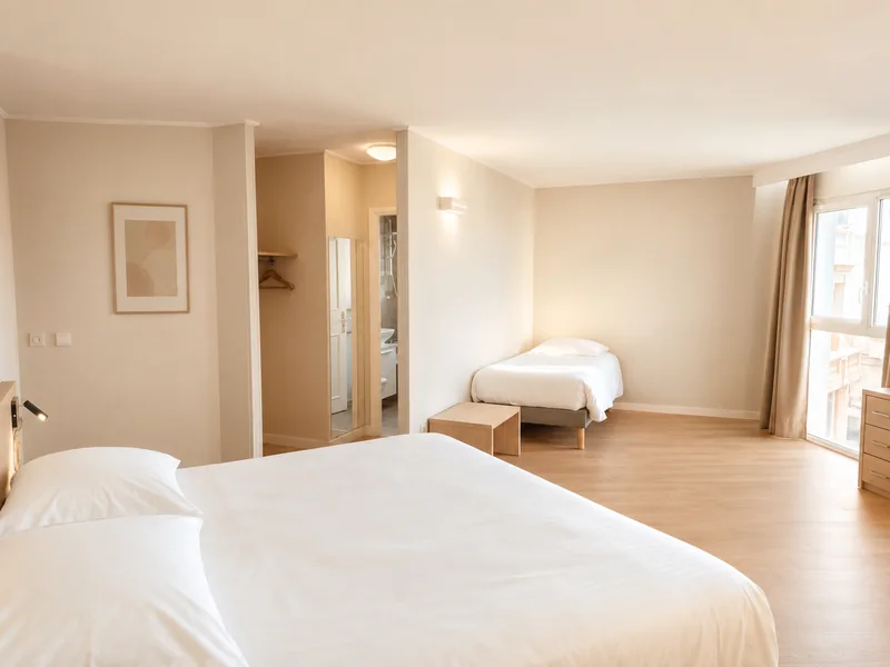 Chambre familiale avec plusieurs couchages