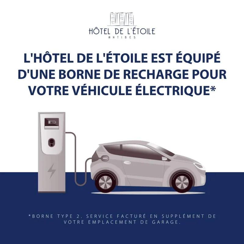 Annonce de la borne de recharge pour véhicules électriques de l’hôtel